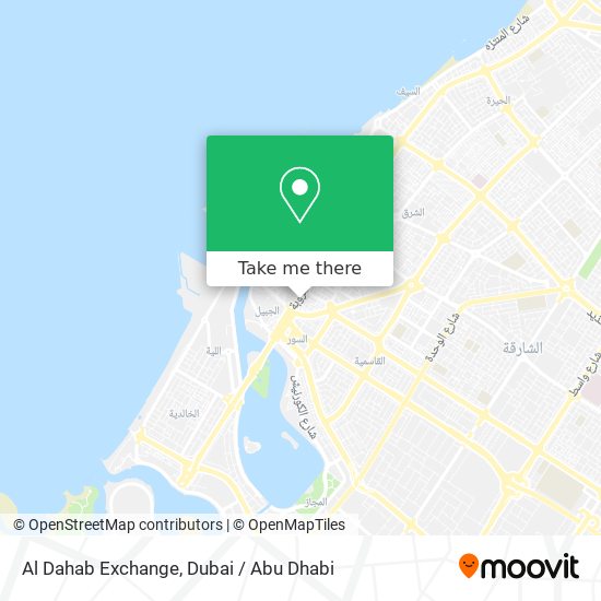 Al Dahab Exchange map