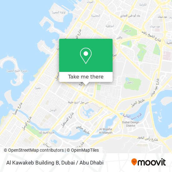 Al Kawakeb Building B map