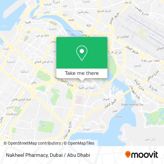 Nakheel Pharmacy map