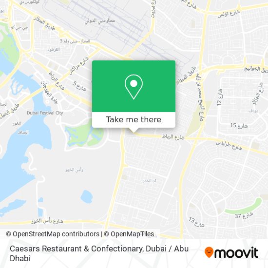 Caesars Restaurant & Confectionary map