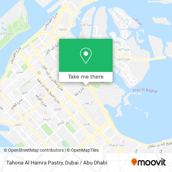 Tahona Al Hamra Pastry map