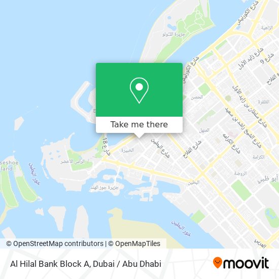 Al Hilal Bank Block A map