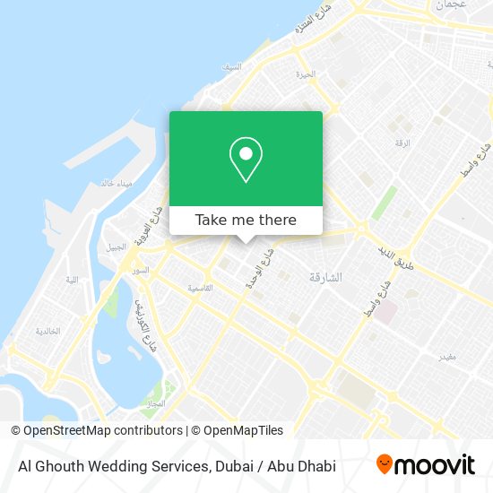 Al Ghouth Wedding Services map