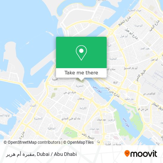مقبرة أم هرير map