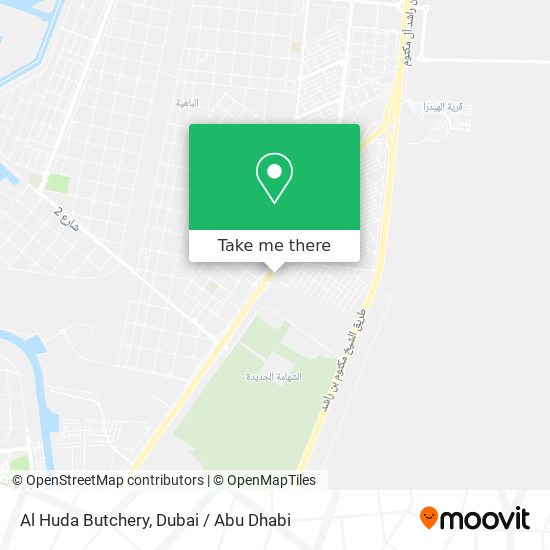 Al Huda Butchery map