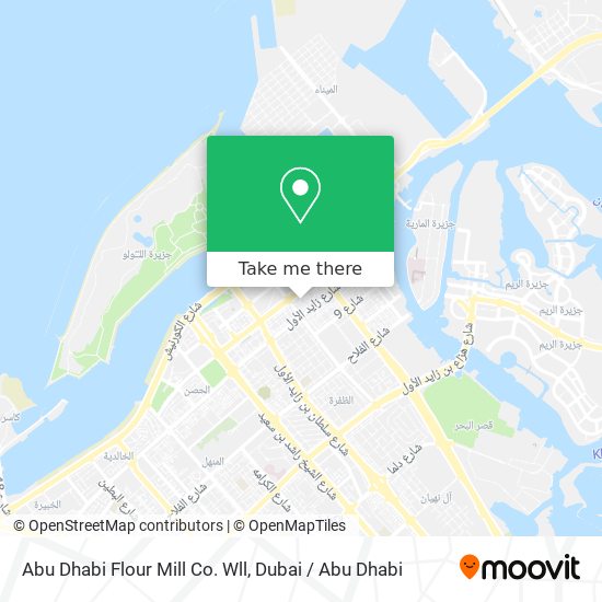 Abu Dhabi Flour Mill Co. Wll map
