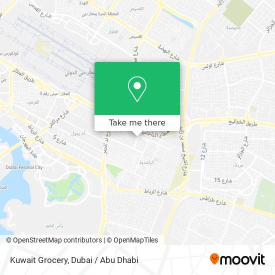 Kuwait Grocery map