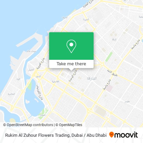 Rukim Al Zuhour Flowers Trading map