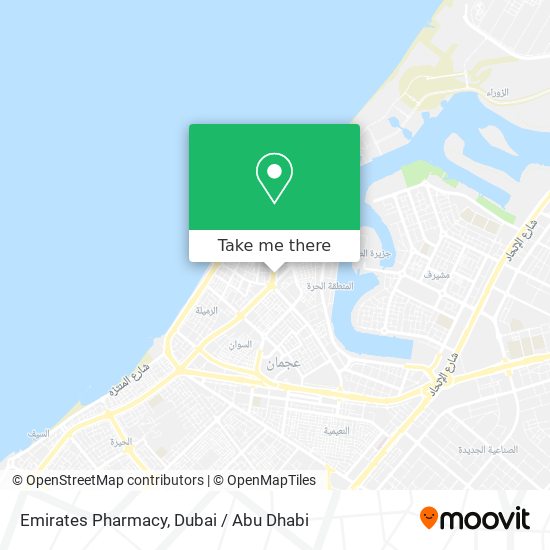 Emirates Pharmacy map