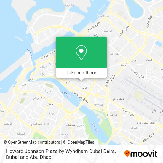 Howard Johnson Plaza by Wyndham Dubai Deira map