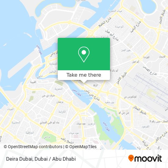 Deira Dubai map