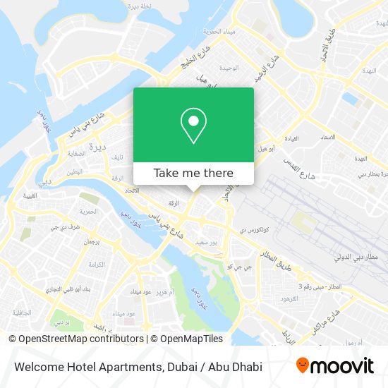 Welcome Hotel Apartments map