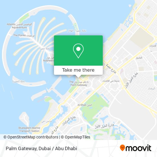 Palm Gateway map