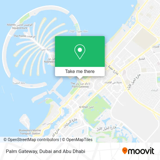 Palm Gateway map