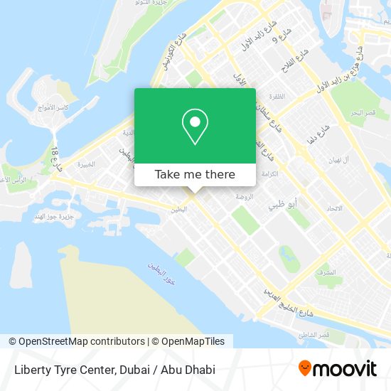 Liberty Tyre Center map