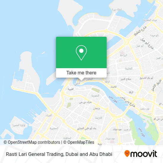Rasti Lari General Trading map