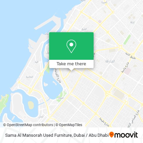 Sama Al Mansorah Used Furniture map