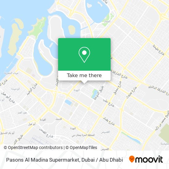 Pasons Al Madina Supermarket map