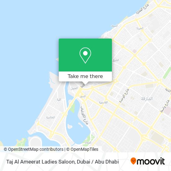 Taj Al Ameerat Ladies Saloon map