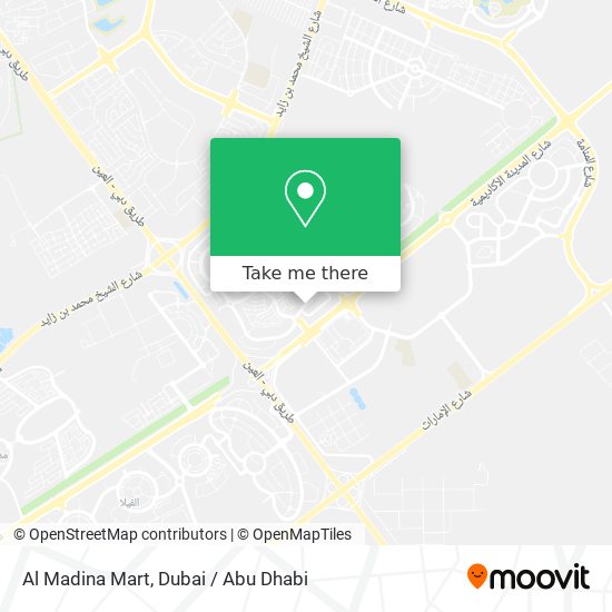 Al Madina Mart map