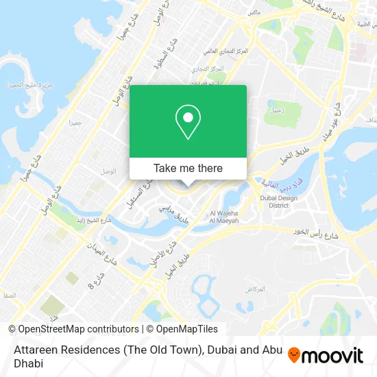 Attareen Residences (The Old Town) map