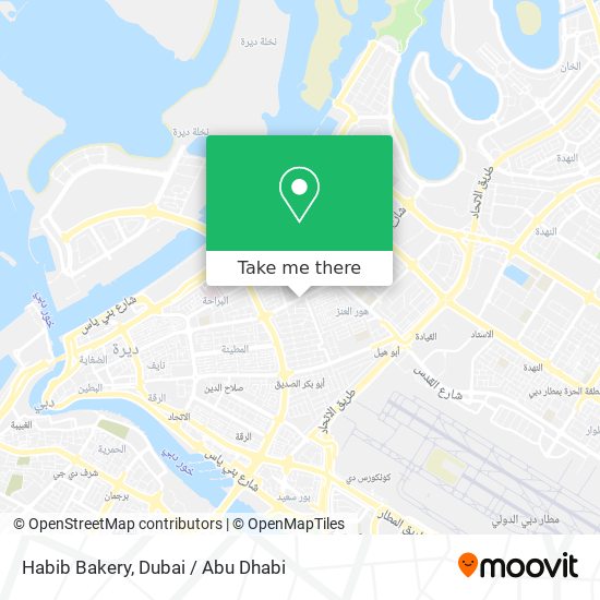 Habib Bakery map