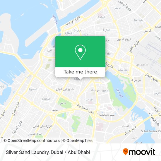 Silver Sand Laundry map