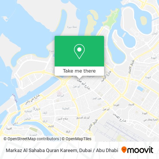 Markaz Al Sahaba Quran Kareem map