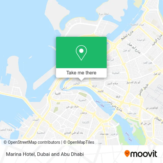 Marina Hotel map