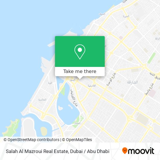 Salah Al Mazroui Real Estate map