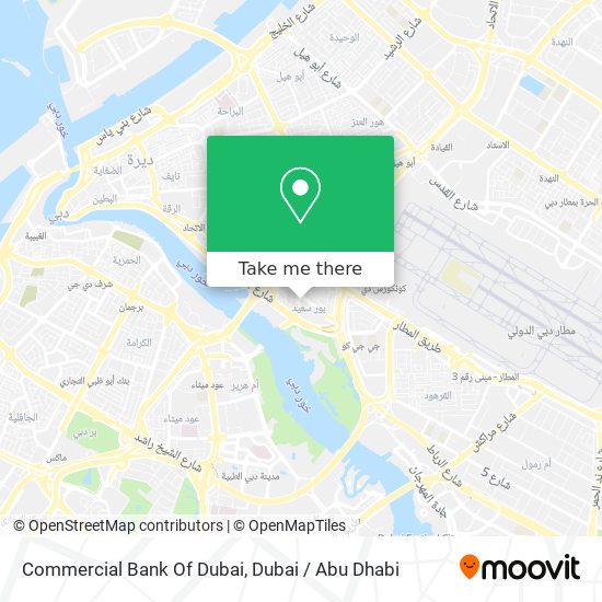 Commercial Bank Of Dubai map