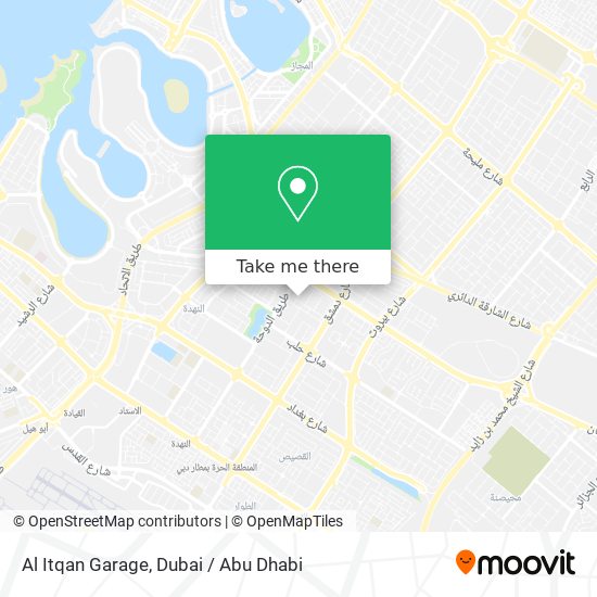 Al Itqan Garage map