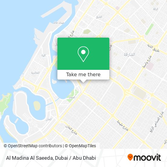 Al Madina Al Saeeda map