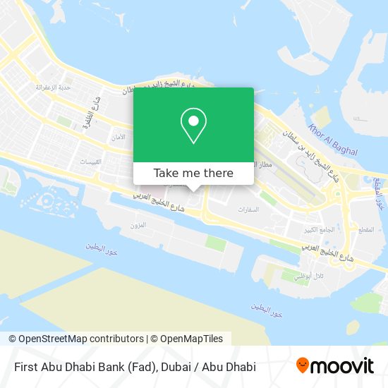 First Abu Dhabi Bank (Fad) map