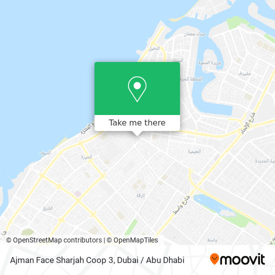 Ajman Face Sharjah Coop 3 map