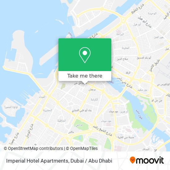 Imperial Hotel Apartments map