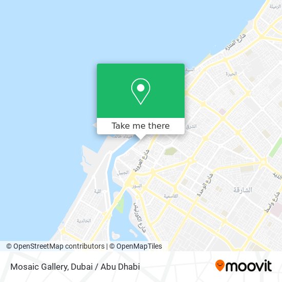 Mosaic Gallery map