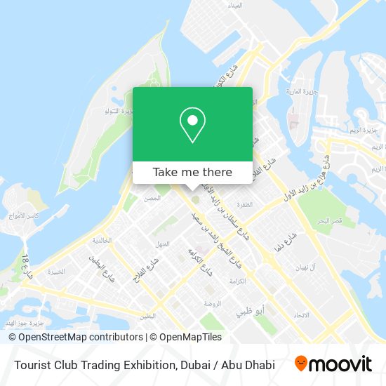 Tourist Club Trading Exhibition map