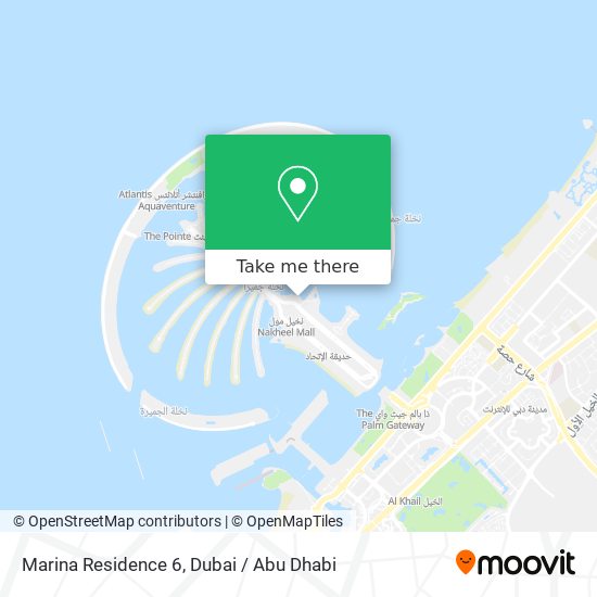 Marina Residence 6 map