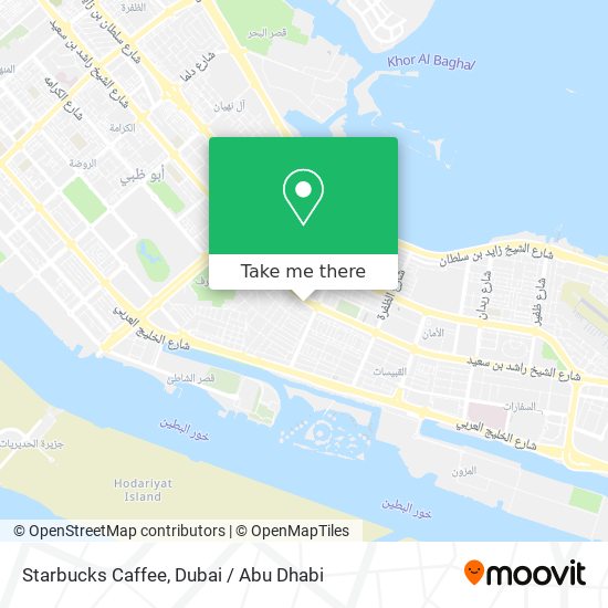 Starbucks Caffee map
