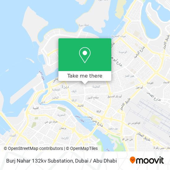 Burj Nahar 132kv Substation map