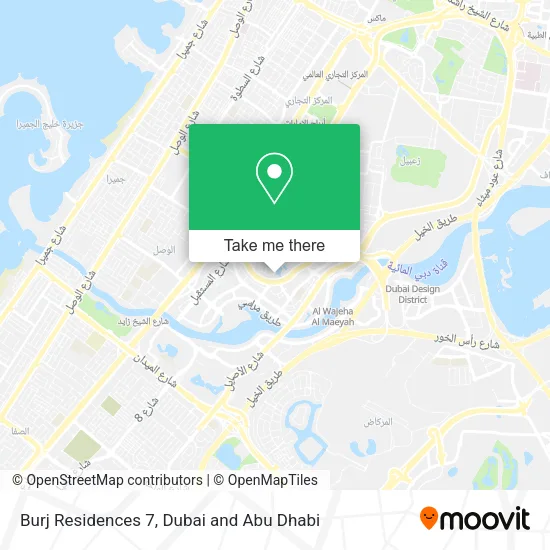 Burj Residences 7 map