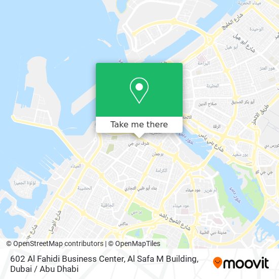 602 Al Fahidi Business Center, Al Safa M Building map