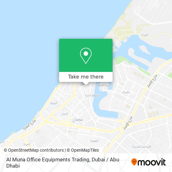 Al Muna Office Equipments Trading map