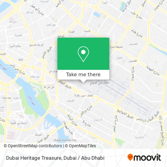 Dubai Heritage Treasure map