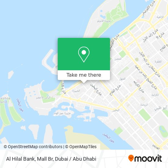 Al Hilal Bank, Mall Br map