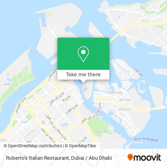 Roberto's Italian Restaurant map