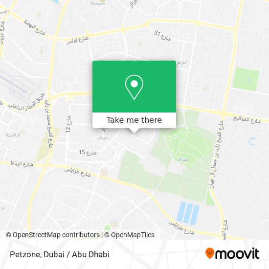 Petzone map