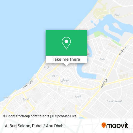 Al Burj Saloon map