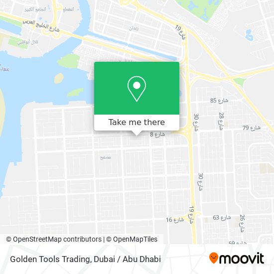 Golden Tools Trading map